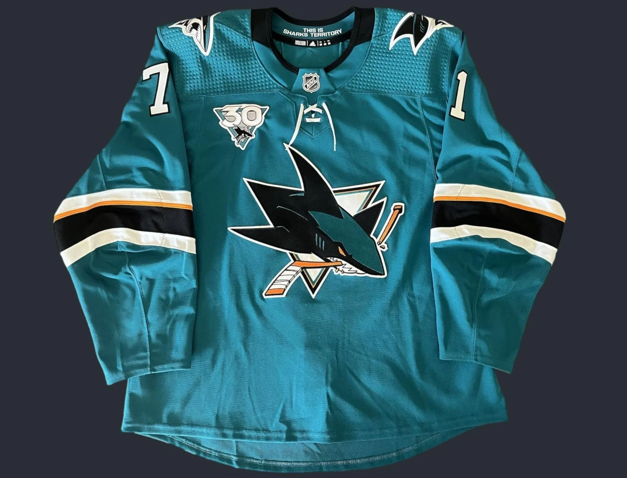 San jose sharks shop game worn jersey